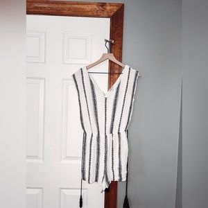 Charlotte Russe Black and White Romper